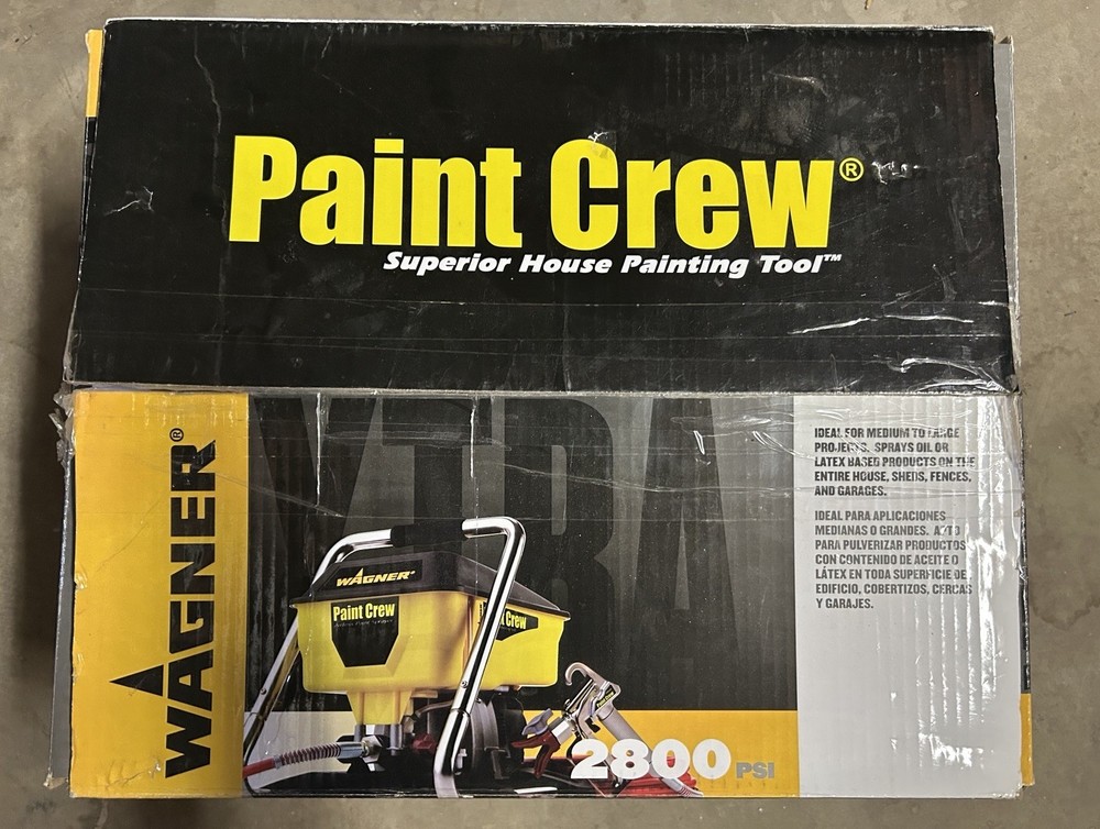 Wagner Paint Crew Model 770 Electric Airless Paint Sprayer Complete Plus EXTRAS