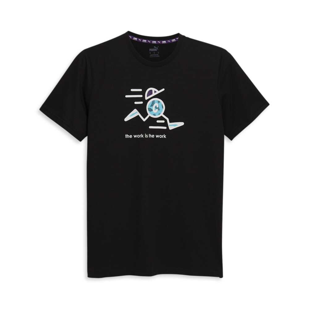 Puma The Work Is The Work Crew Neck Short Sleeve Athletic T-Shirt X Ciele Mens S