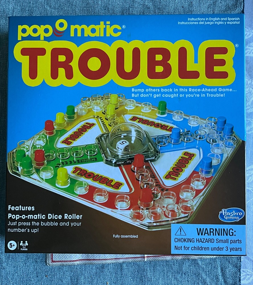 Retro Pop O Matic Trouble Hasbro Juego de Mesa Clásico