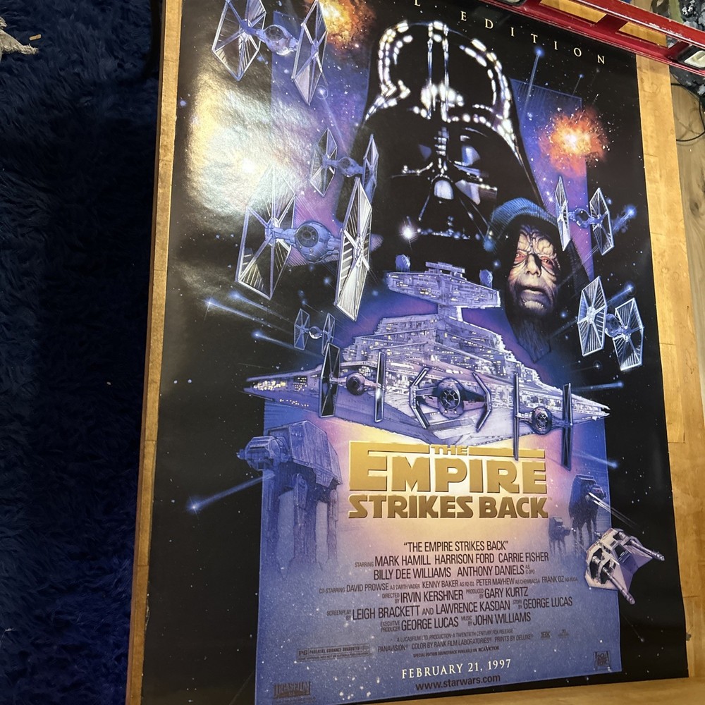 THE EMPIRE STRIKES BACK special edition ‘97 re-release orig movie poster