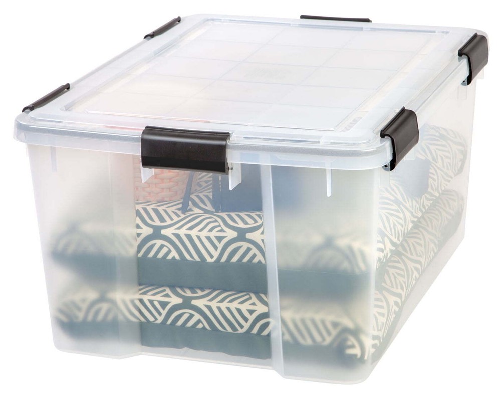 IRIS 62 Quart WeatherPro™ Storage Box, Clear