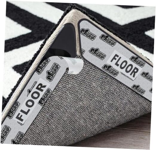 Pack Rug Gripper Pads, Keep Area Rugs Corners from Curling and Bunching, 8