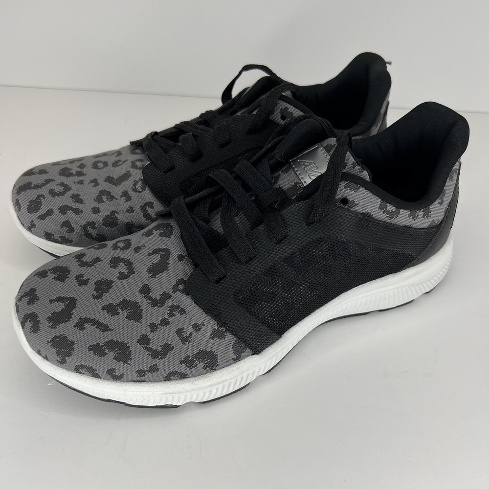 Women's Avia Memory Foam Lightweight Sneakers Size 8 Black Gray