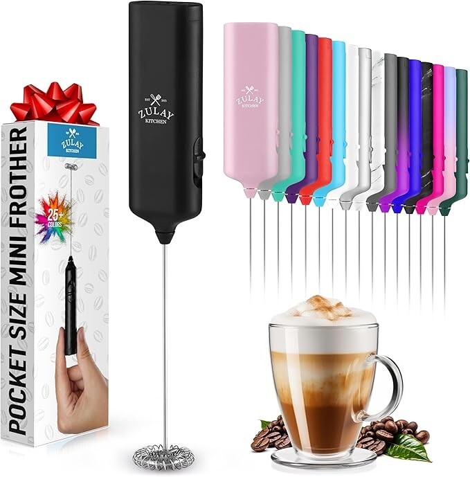 Electric Milk Frother Handheld Coffee Foam Whisk Drink Mixer Foamer Mini Stirrer