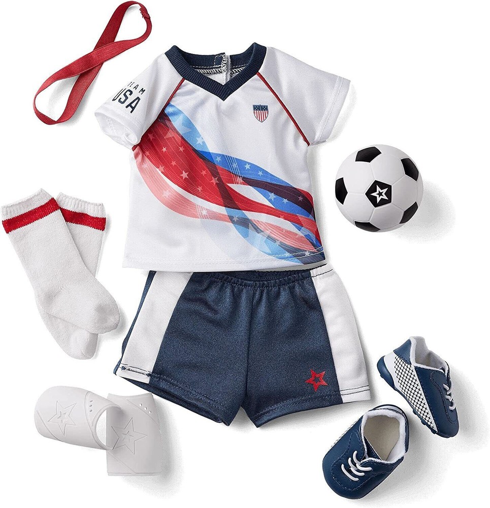 American Girl Team USA Soccer Clothes Olympic Outfit Set For 18