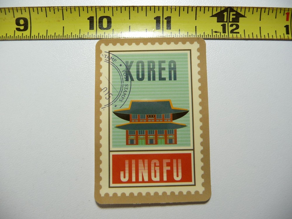 JINGFU PALACE KOREA STICKER DECAL WORLD TRAVEL SITES FAMOUS