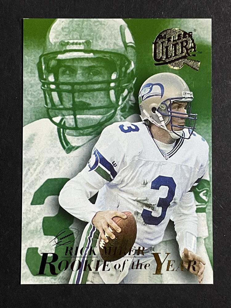 1994 Fleer Ultra Rick Mirer Rookie Of The Year Insert Card - Seattle Seahawks