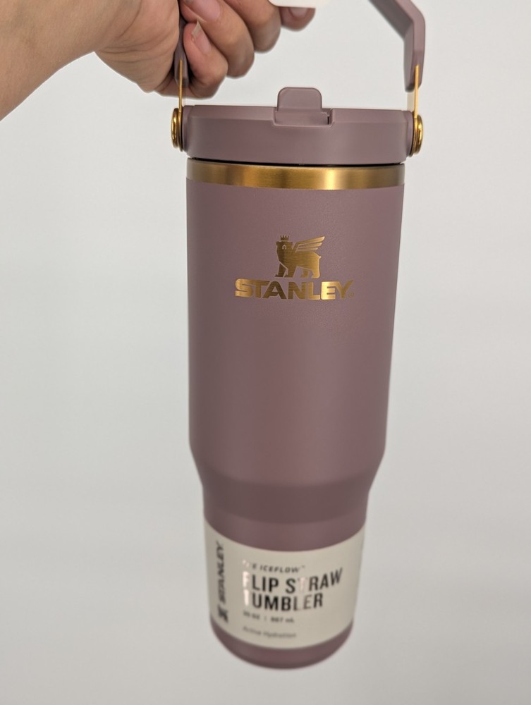 NEW ORIGINAL Stanley IceFlow Flip Straw Tumbler 30 oz Cashmere CUP Fall 🍂 2025