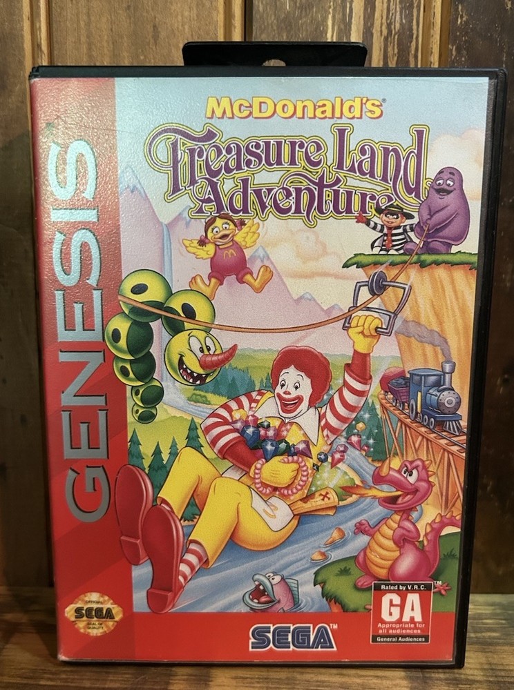 McDonald's Treasure Land Adventure (Sega Genesis, 1993) Authentic