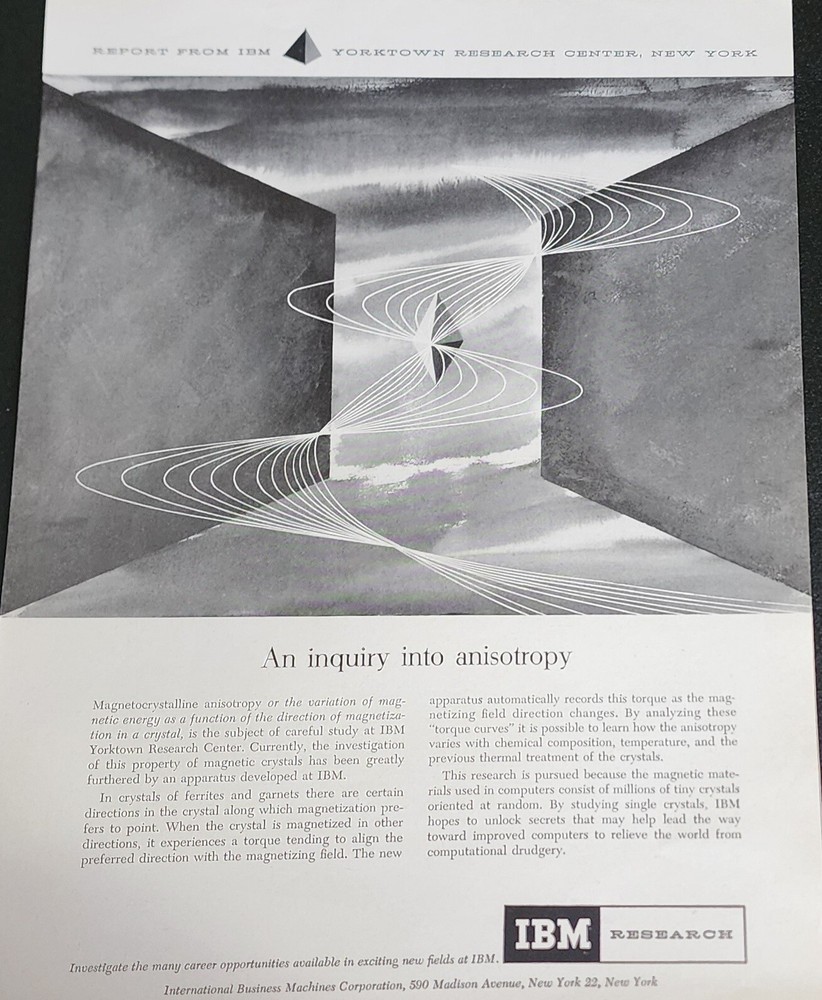 IBM Magazine Ad Vintage Print Advertisement Display Wall Art Gift