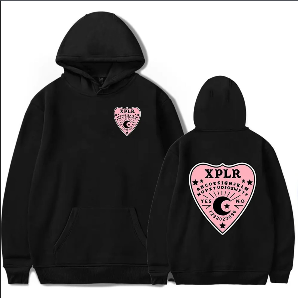 2 sided hoodie, Sam and Colby XPLR Hoodie, shirt US size