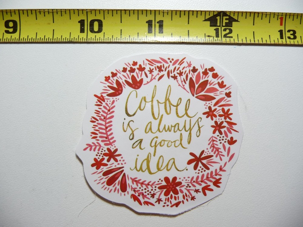 Plants Edge Coffee Wake Up Morning Fun Beverage Decal Sticker