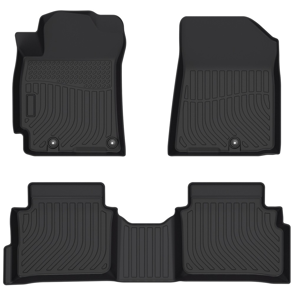 All Weather Floor Mats for 2019-2024 Kia Forte 3D TPE Rubber Liners 3pcs Set
