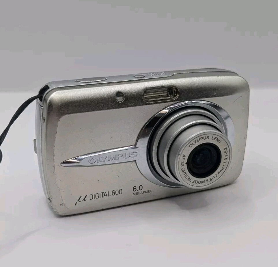 Olympus Mju 600 6MP Digital Camera | Tested/Working