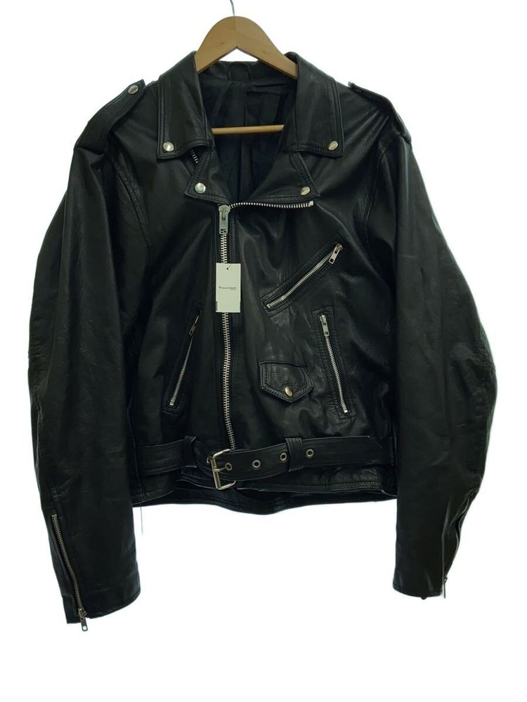 Echtes Leder Double Riders Jacket/54/Leather/Blk 7732