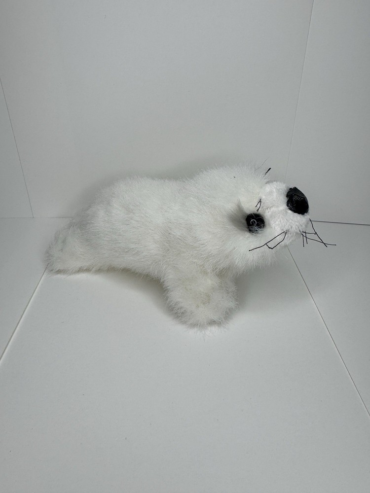 Mini Harp Seal Finger Puppet Plush Toy by Folkmanis - Realistic & Adorable