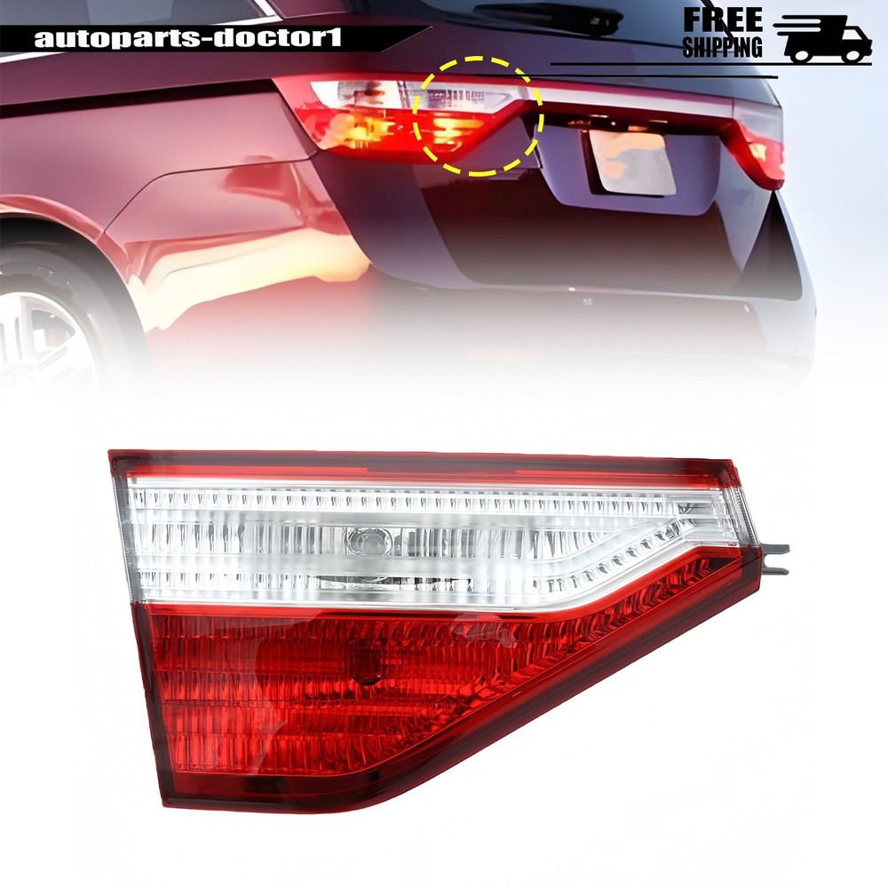 Fits Honda Odyssey 2011-2013 Left Driver LH Side Inner Tail Light Rear Lamp