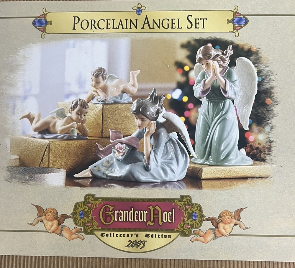 Grandeur Noel Porcelain  Angels Collector’s Edition 2003, NIB