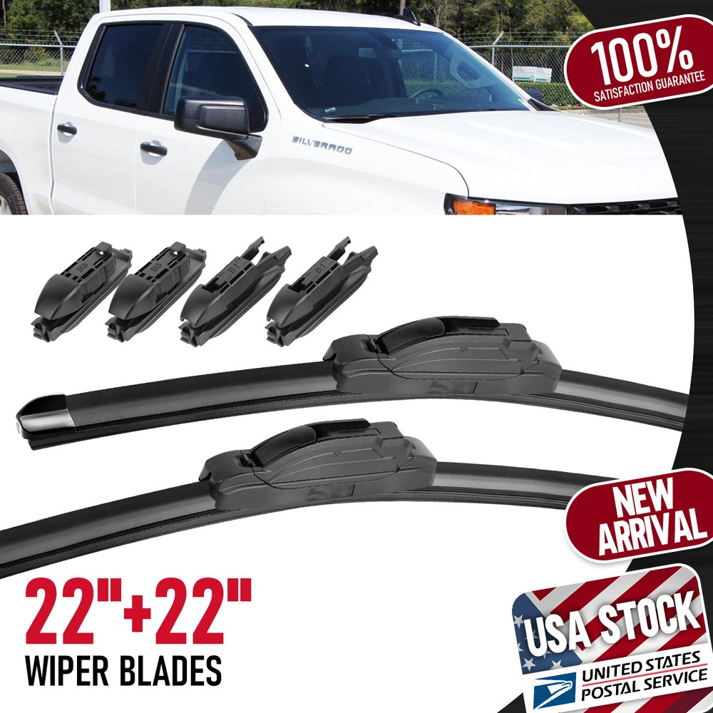Pair All season Front Windshield Wiper Blades 22