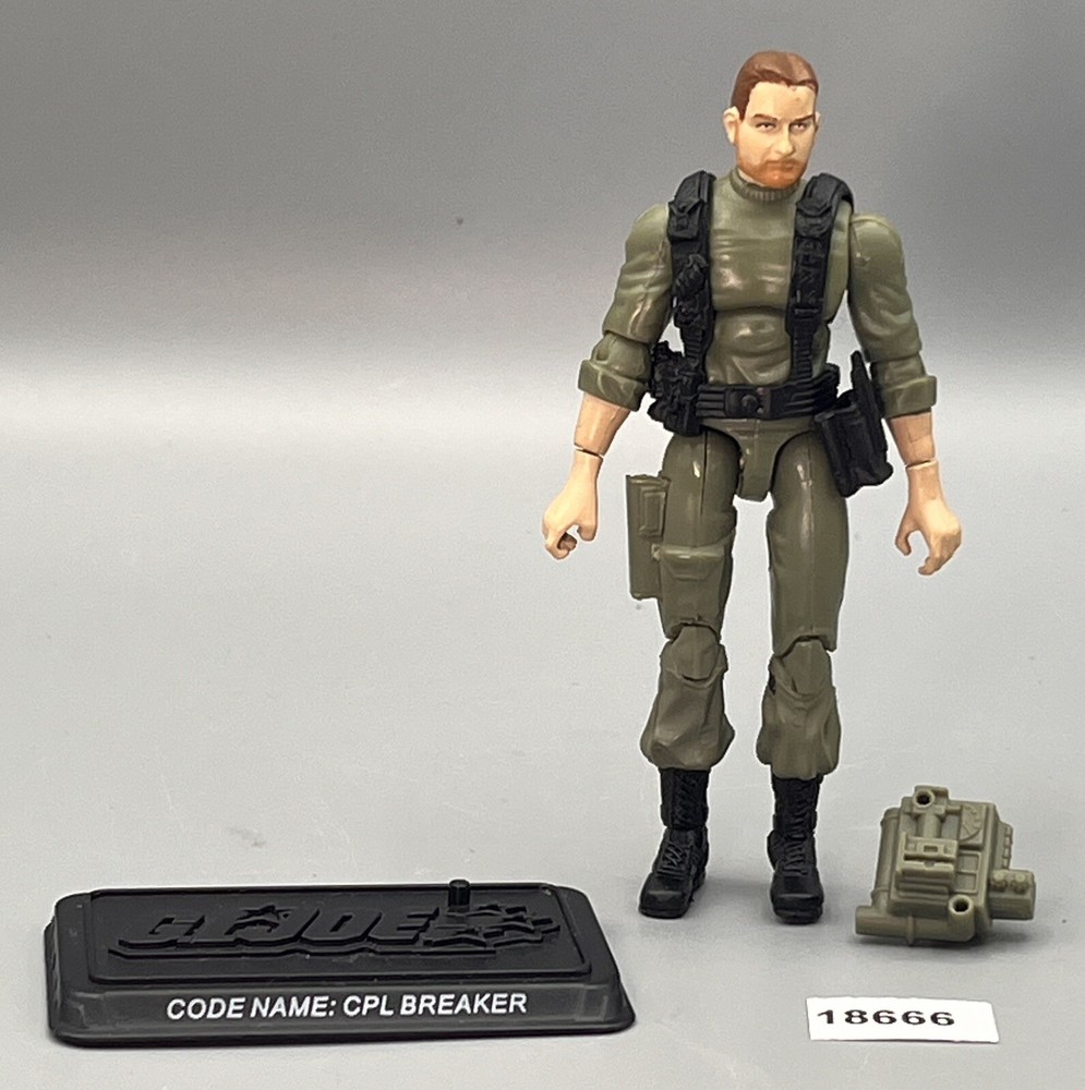 G.I. Joe 2008 CPL. BREAKER (V1) Communications Officer 3.75 Figure