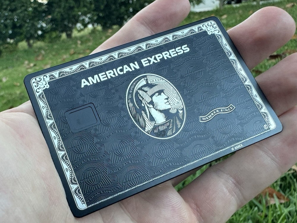 Centurion AMEX METAL Black Card FULL CHIP + STRIPE CUSTOM Metal Novelty US
