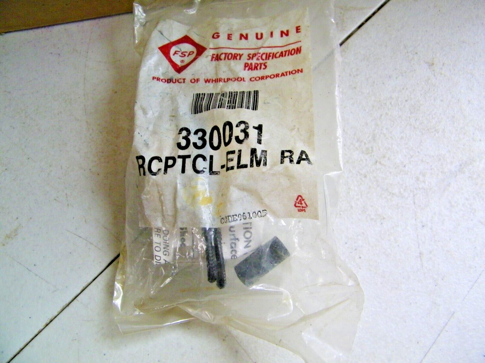 Whirlpool Oven Range Element Receptacle 330031 Genuine FSP OEM Part