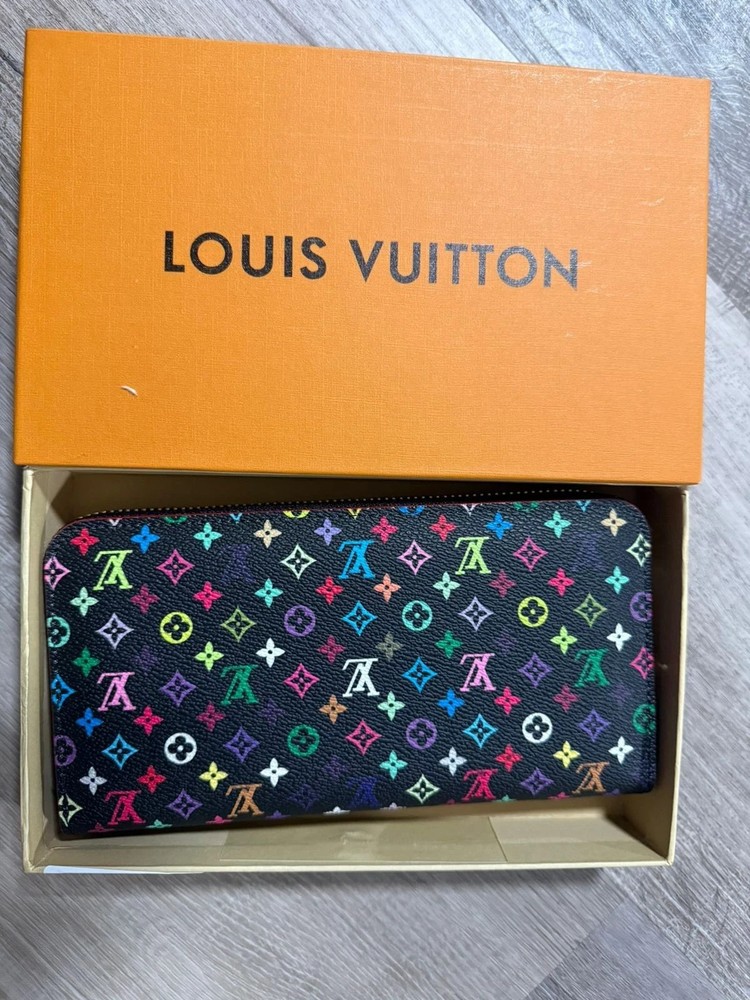 Louis Vuitton Multicolor Monogram Zippy Wallet White LV Zip Around SPB-MS 355868