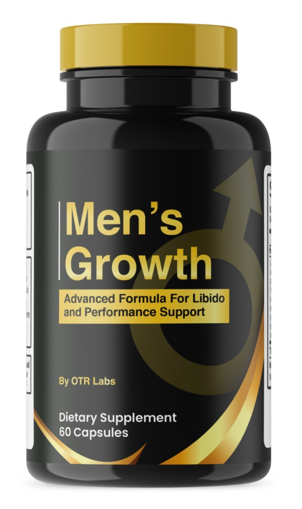 Mens Growth Advanced Formula Male Health & Performance Supplement 60 Capsules