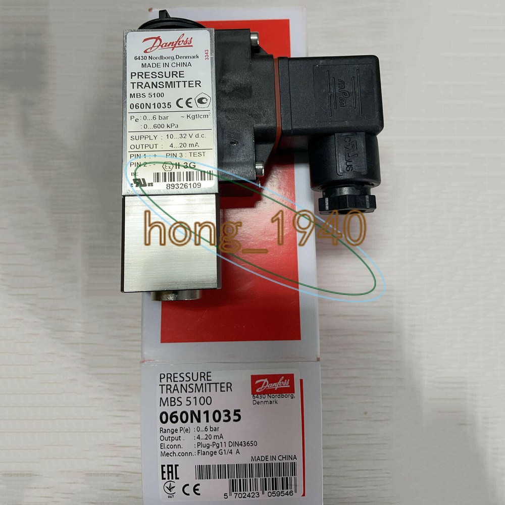 ONE New Danfoss MBS5100 Pressure Transmitter 060N1035 In Box