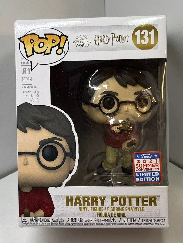 Harry Potter Winged Key Funko #131 Limited Edition Exclusive With Pop Protector