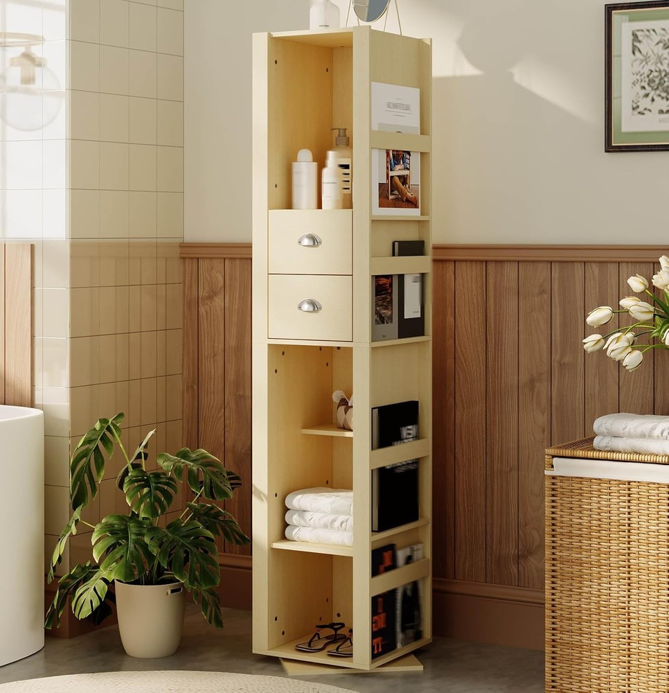 Slim Bathroom Storage Cabinet for Small Spaces
