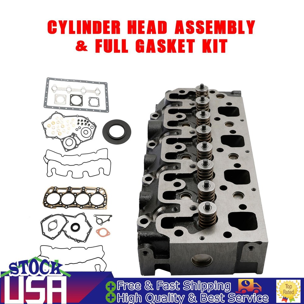 Complete Cylinder Head Assembly For Perkins 404C-22 Engine Cat 3024C Engine