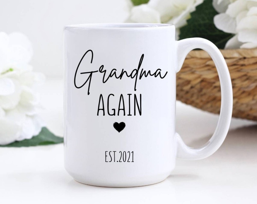 Custom Grandma Again Coffee Mug - Perfect Second Time Grandma Gift
