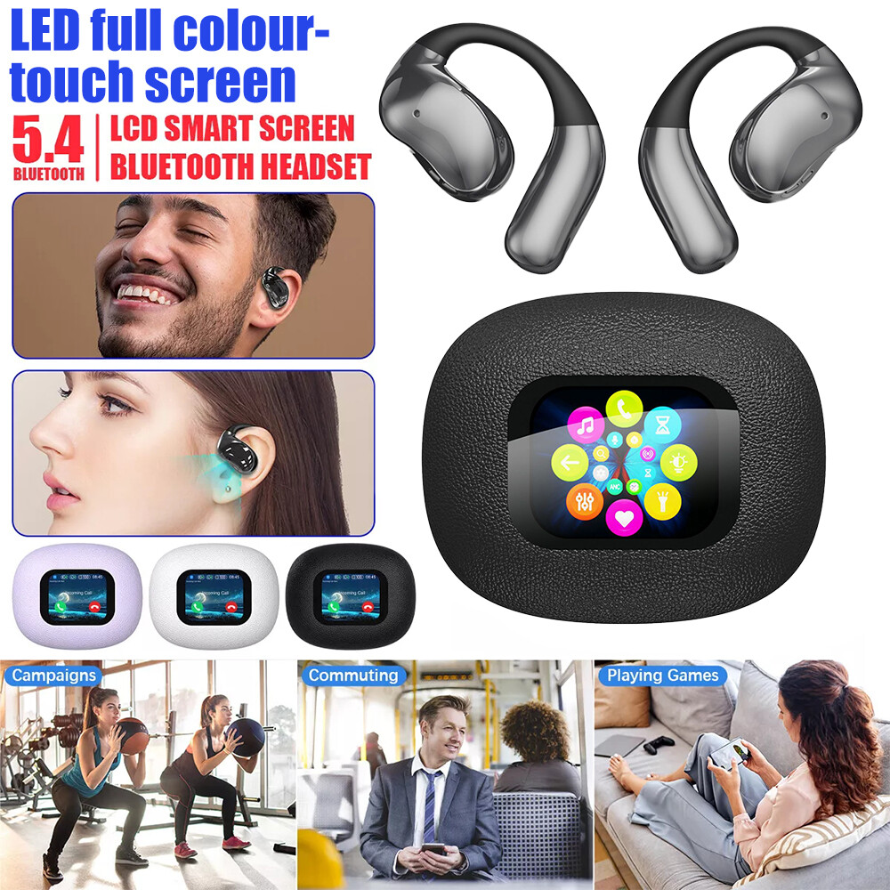Wireless Bluetooth 5.4 Headset OWS Earphones Earbuds Stereo Headphones Ear Hook