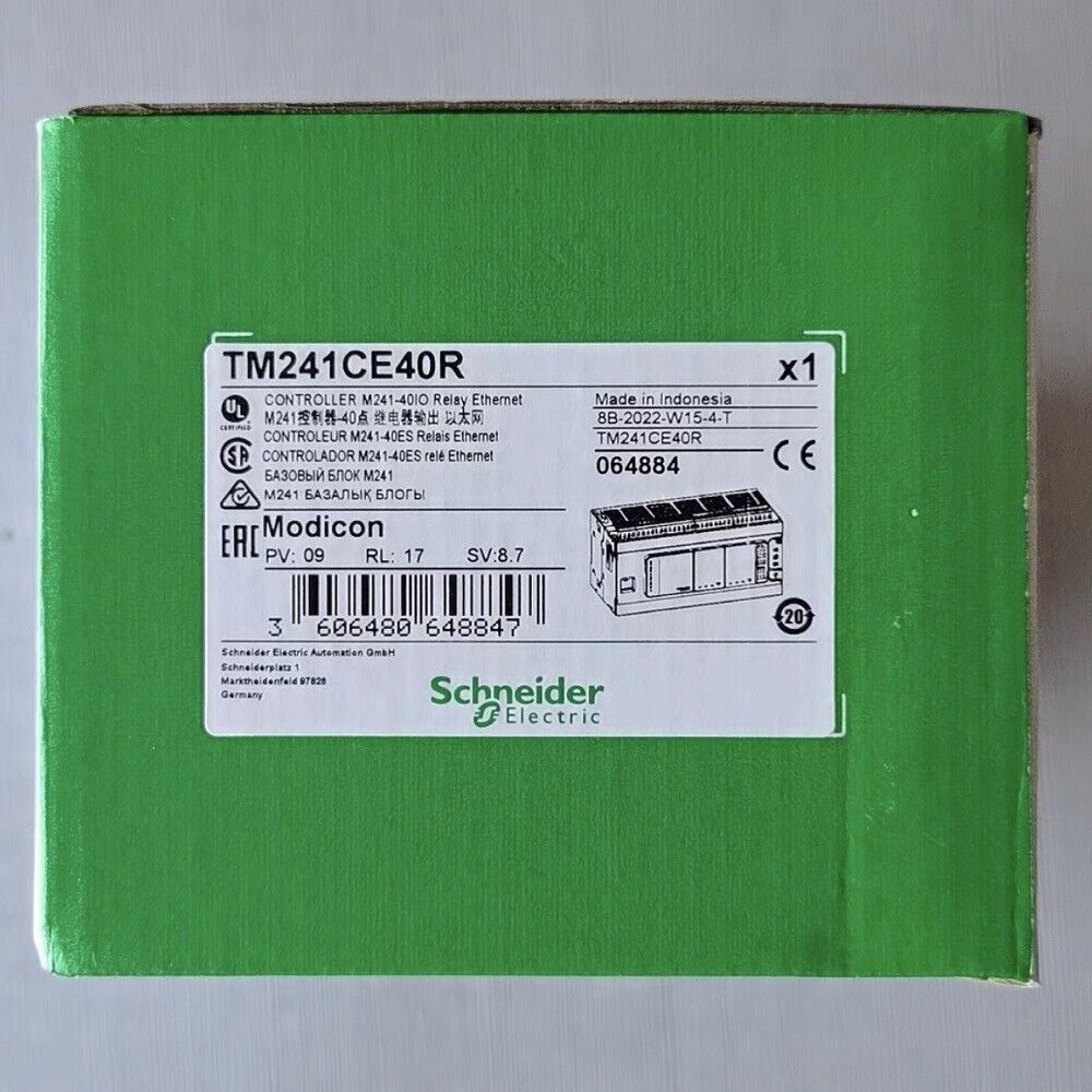 New & Genuine TM241CE40R PLC Module DHL Expedited Shipping #A6-37