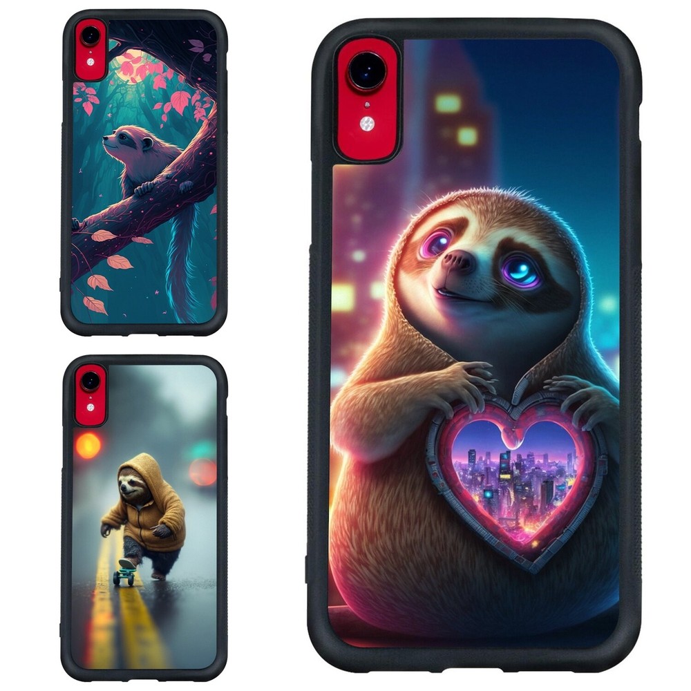 For Samsung 05s 06 a14 a15 a16 5G 4G cute adorable sloth Anti scratch Cover