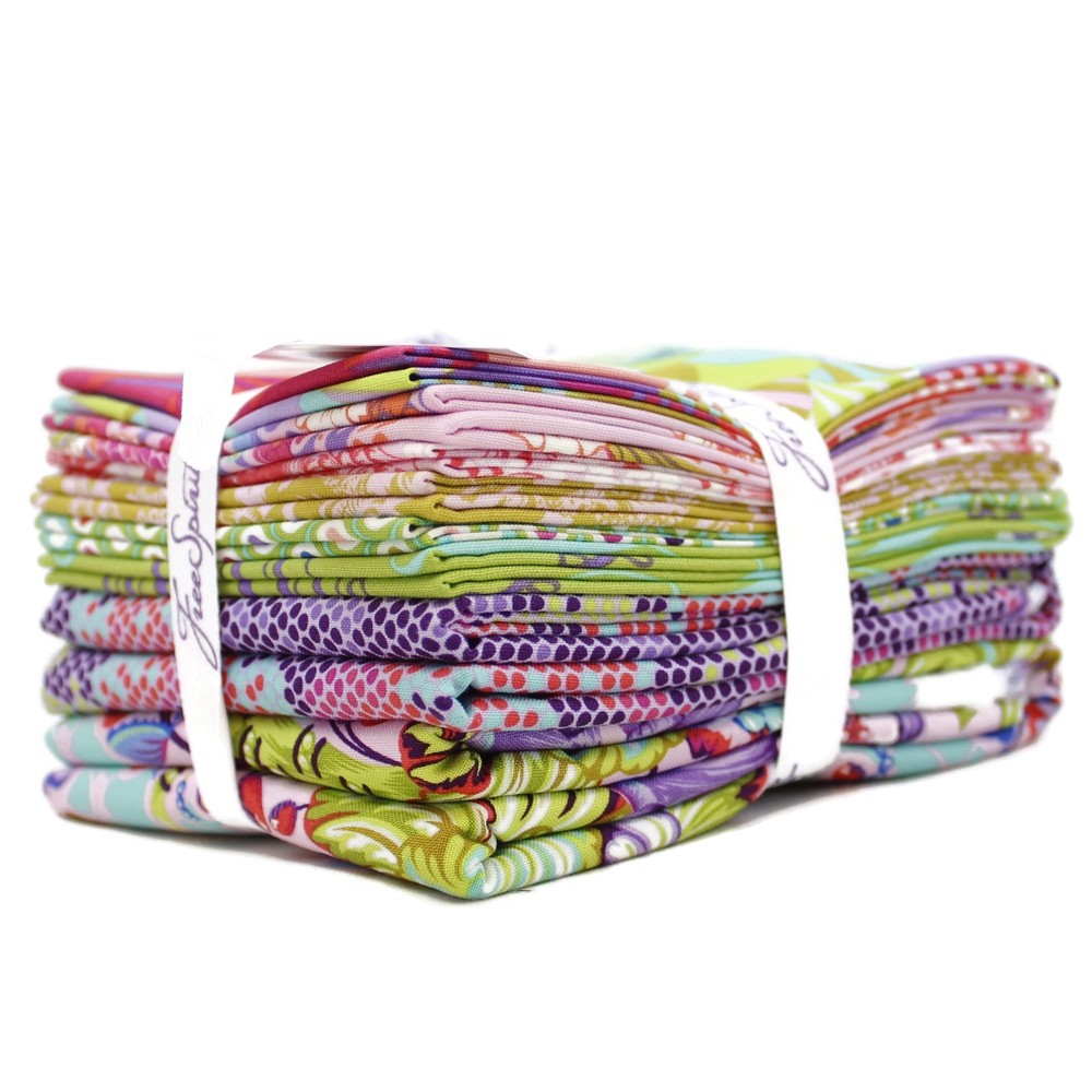 Parisville Deja Vu Fat Quarter Bundle (8 Pieces) by Tula Pink for 18 x 21 inc...