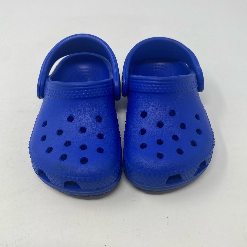 Crocs Kids Classic Clog (Toddler) - Blue Bolt - Size C5