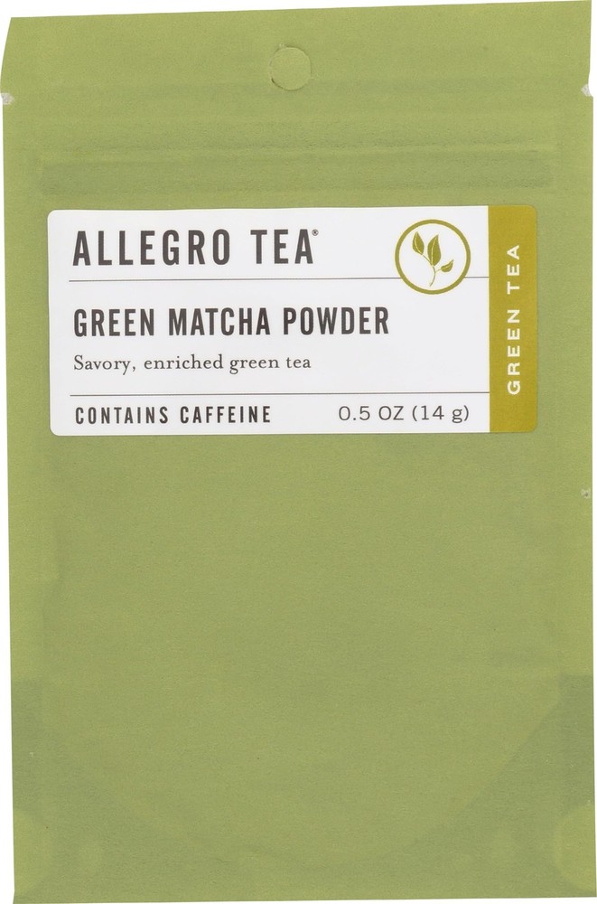 Allegro Green Matcha Tea Powder 0.5 oz Single Pack