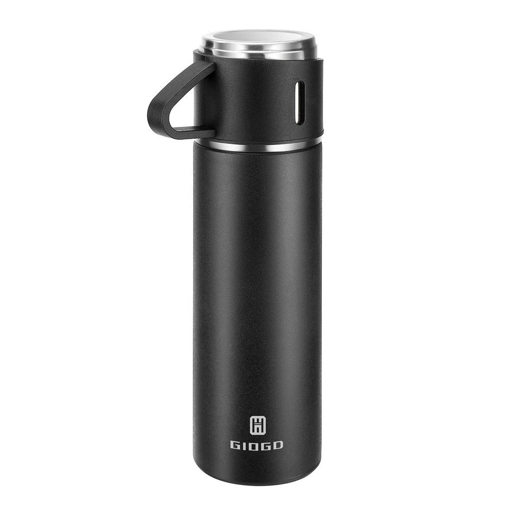 Stainless Steel Thermo 500ml/16.9oz Vacuum Insulated Bottle With Cup For Coffee