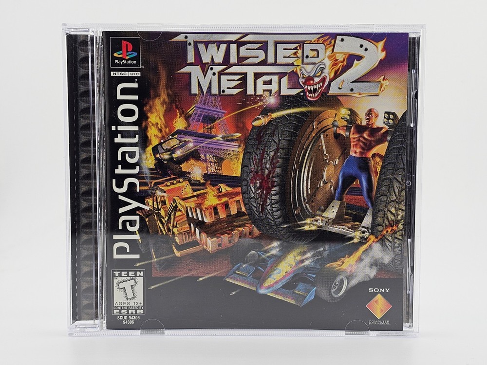 Sony Playstation 1 PS1 Twisted Metal 2 CIB Cleaned & Tested