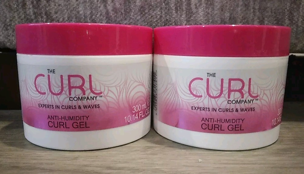 2 Pack Curl Company Anti-Humidity Curl Gel w/Moringa Oil 10.14 fl. oz.