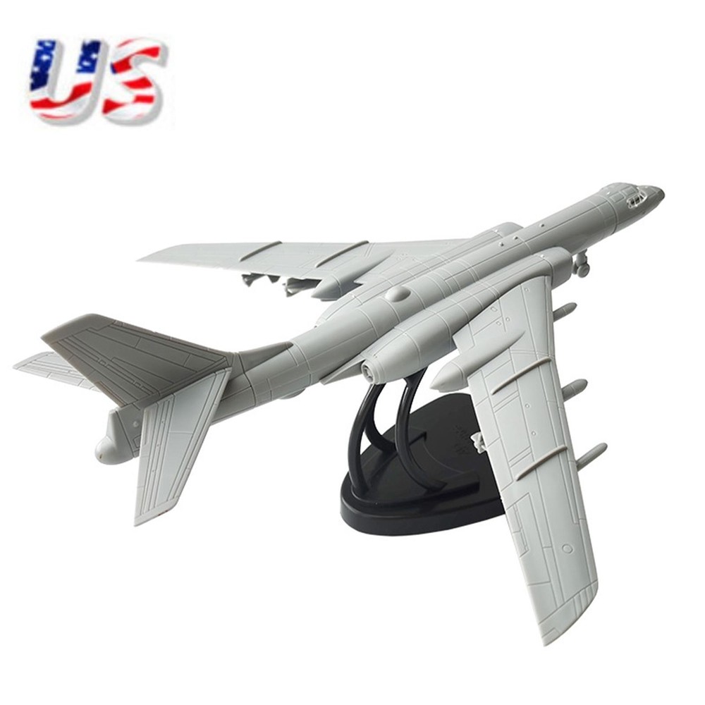 1:144 Plastic H-6k Bomber Airplane Plane Military Model DIY With Display Stand