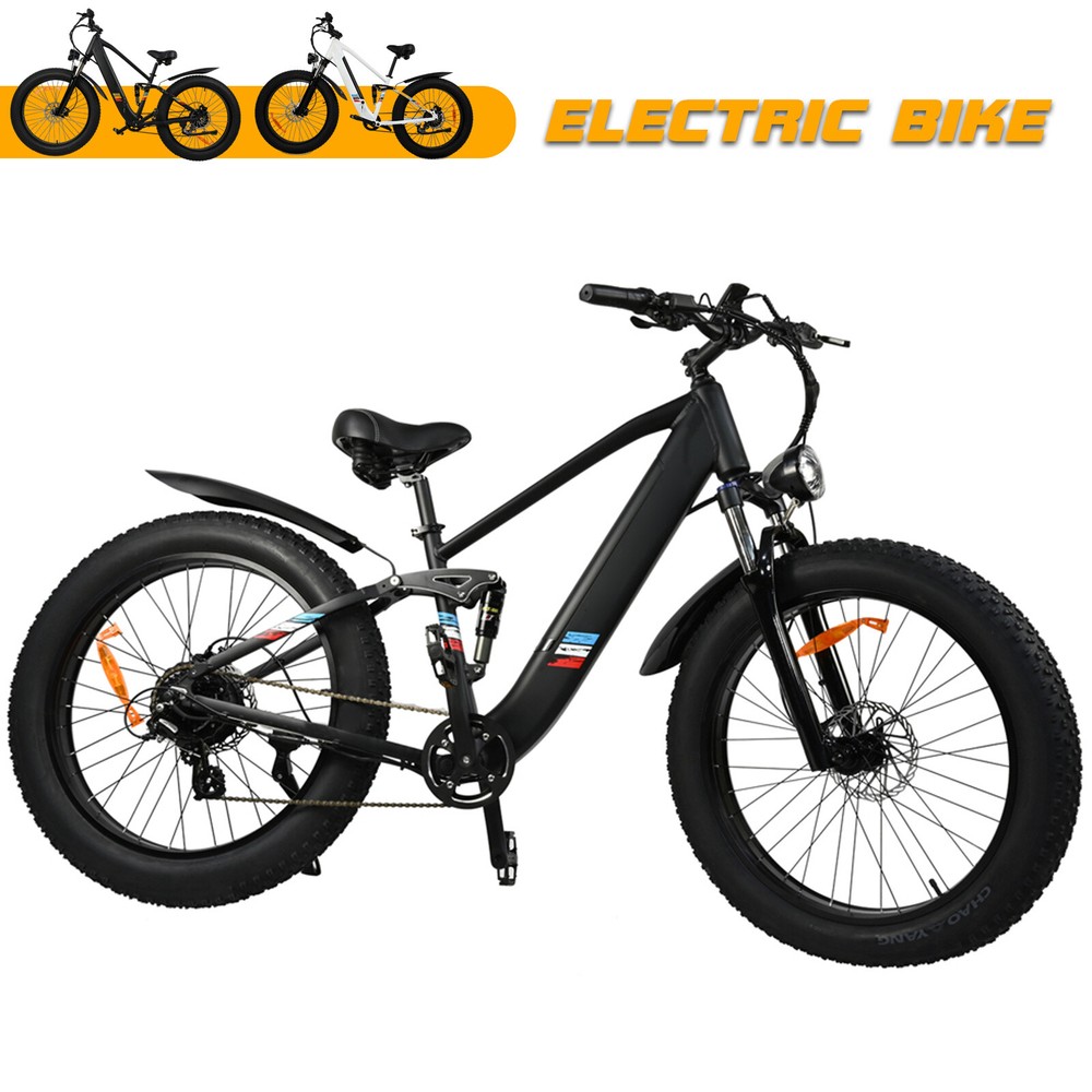 48V 500W Electric Bicycle City Ebike for Adult Mountain Bike 8 Speeds 40KM/Hrv