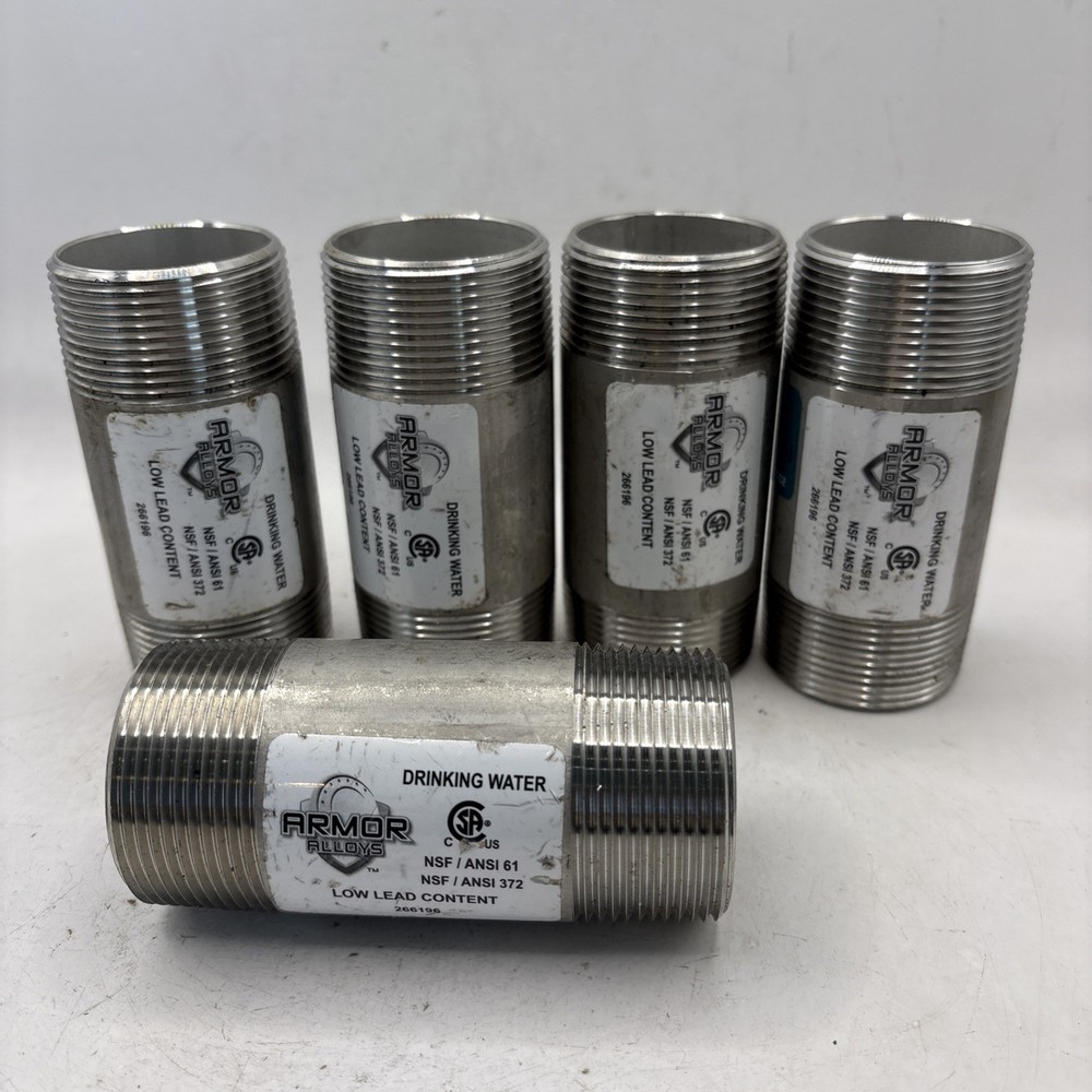 5 NSF-Certified Armor Alloys Low Lead Drinking Water Fittings 266196