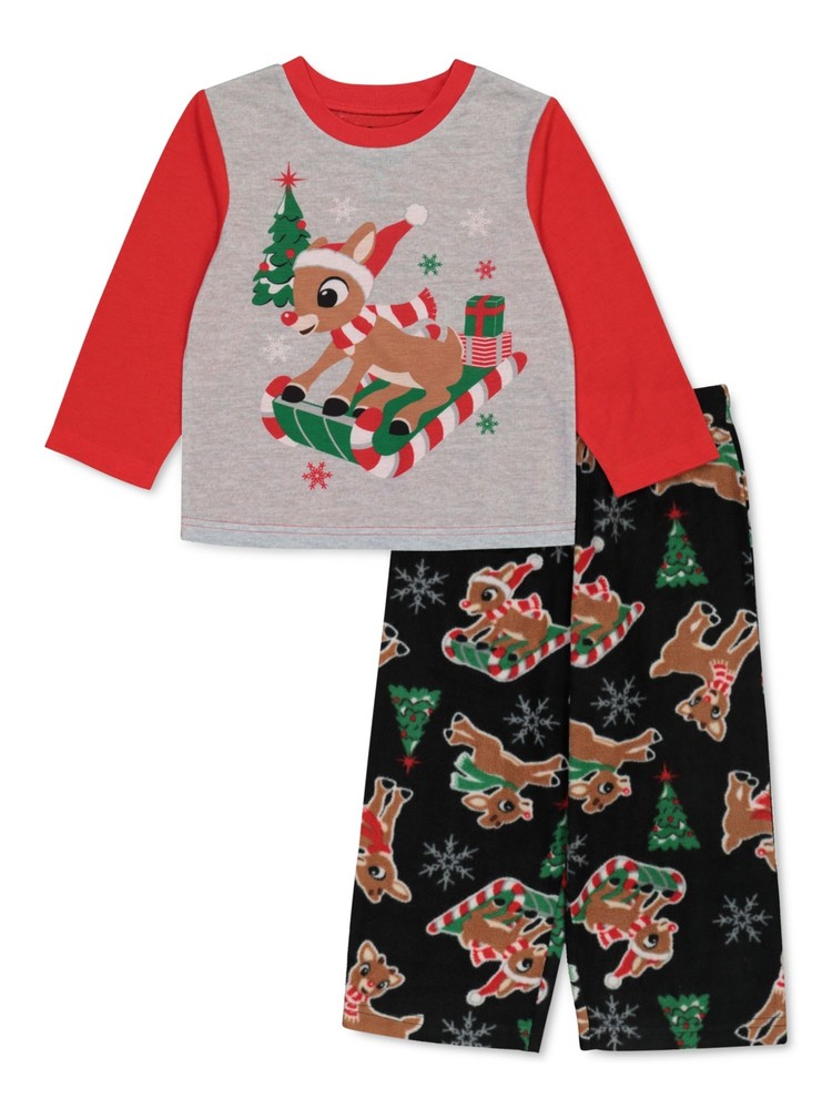 HYBRID APPAREL Mens Gray Top Straight leg Pants Pajamas Plus 2XL