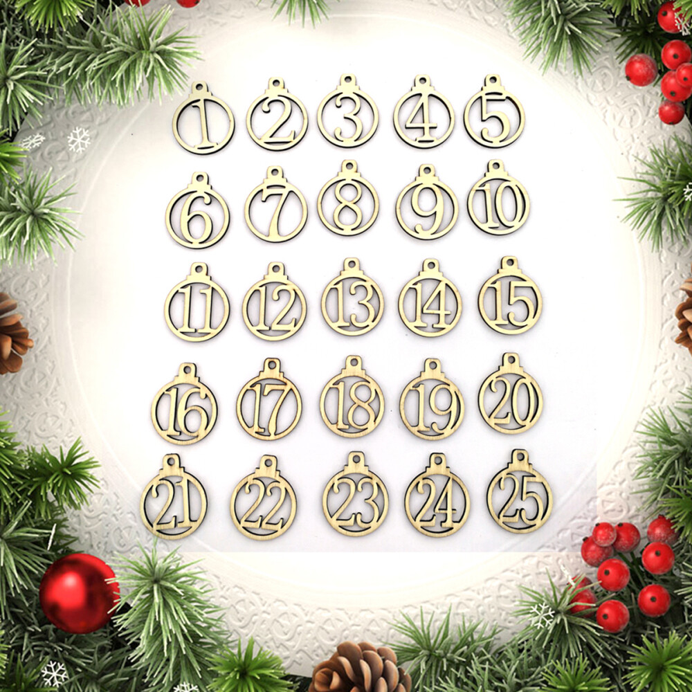 Christmas Tree Baubles Bag Fillers Gifts Advent Calendar for Children