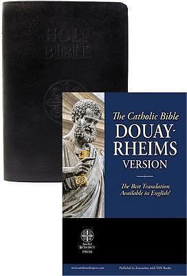 Douay-Rheims Bible (Black Genuine Leather): Standard Print Size by (D-R), Good B