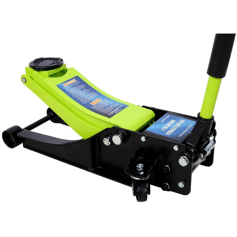 4 Ton Low Profile Hydraulic Steel Floor Jack Fast Lift 2.5 to 20 Inch