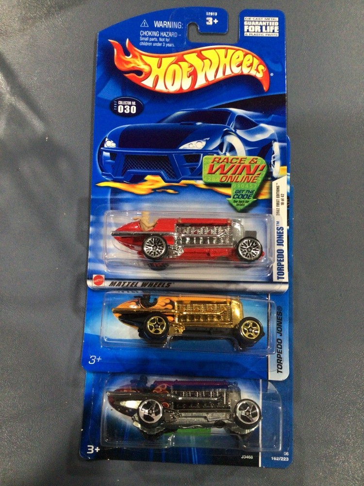 Hot Wheels Torpedo Jones Collection You Pick